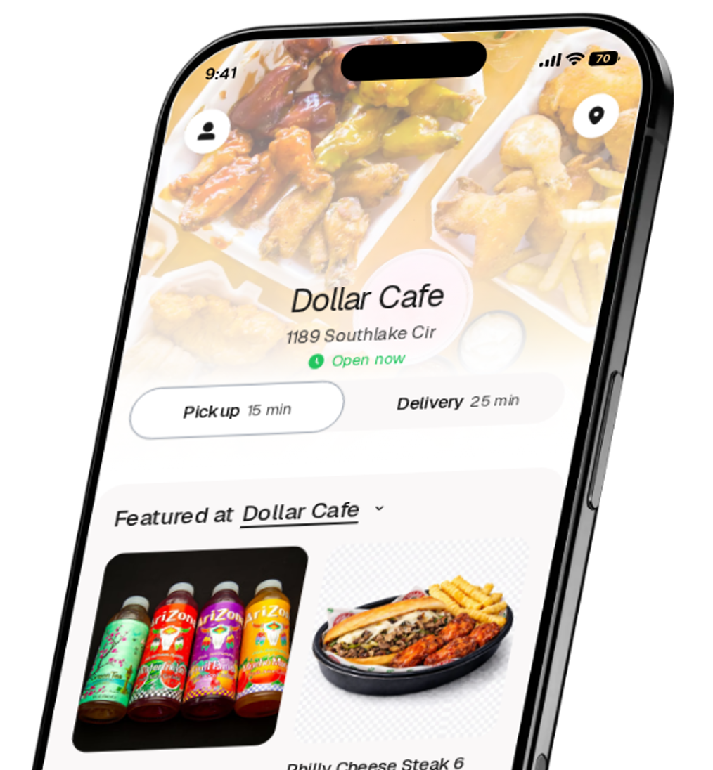 Dollar Cafe app preview