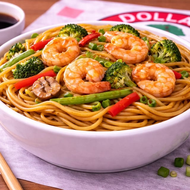 Shrimp Lo-Mein.