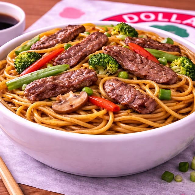 Beef Lo-Mein.