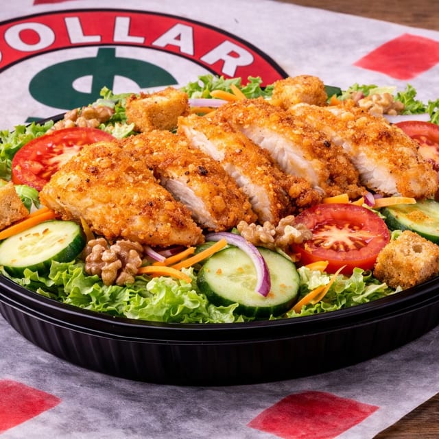Fried Fish Salad.