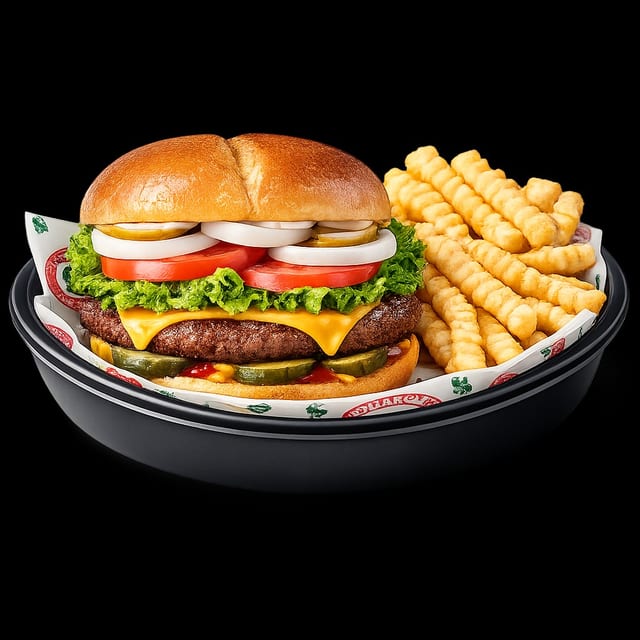 Beef Burger Combo.